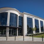 A view of the completed Adapted Athletics Facility Stran Hardin