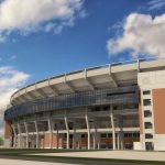 Southwest View of completed project