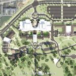 Performing Arts Academic Center architectural rendering aerial view with labels