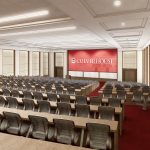 Interior Lecture Hall Hewson Hall architectural rendering