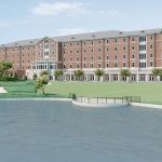 Rendering of Completed Building from Palmer Lake